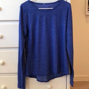 Blue Lululemon Top